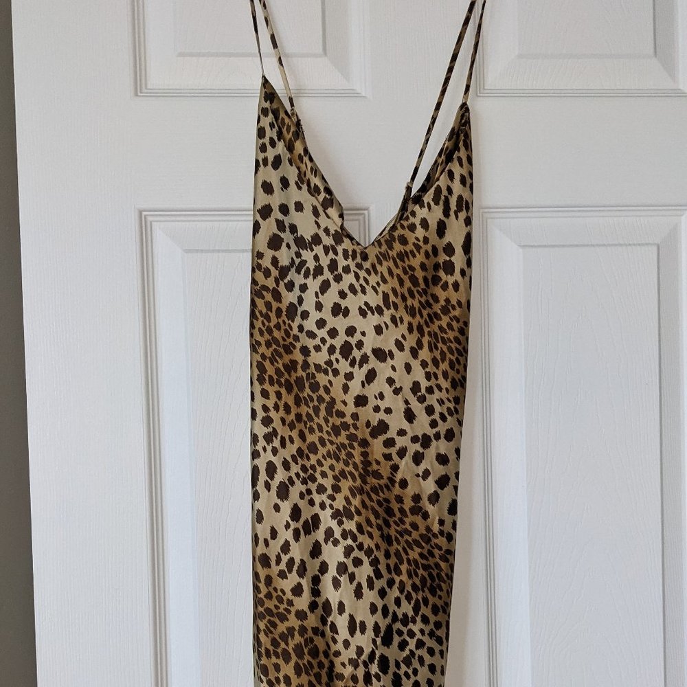 Sexy Leopard Print Negligee Chemise Slip Nightie by Victoria Secret